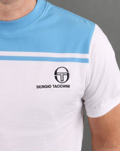 Sergio Tacchini New Young Line T-Shirt Weiß/Blau