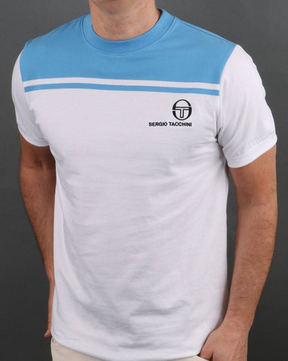 Sergio Tacchini New Young Line T-Shirt Weiß/Blau