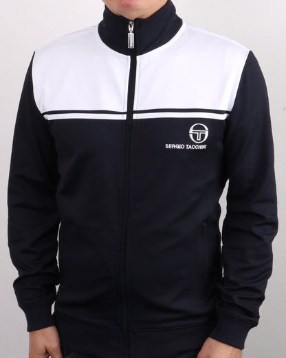 Sergio Tacchini New Young Line Trainingsjacke Marineblau/Weiß