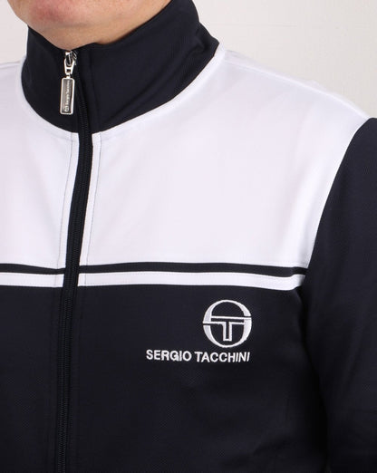 Sergio Tacchini New Young Line Trainingsjacke Marineblau/Weiß