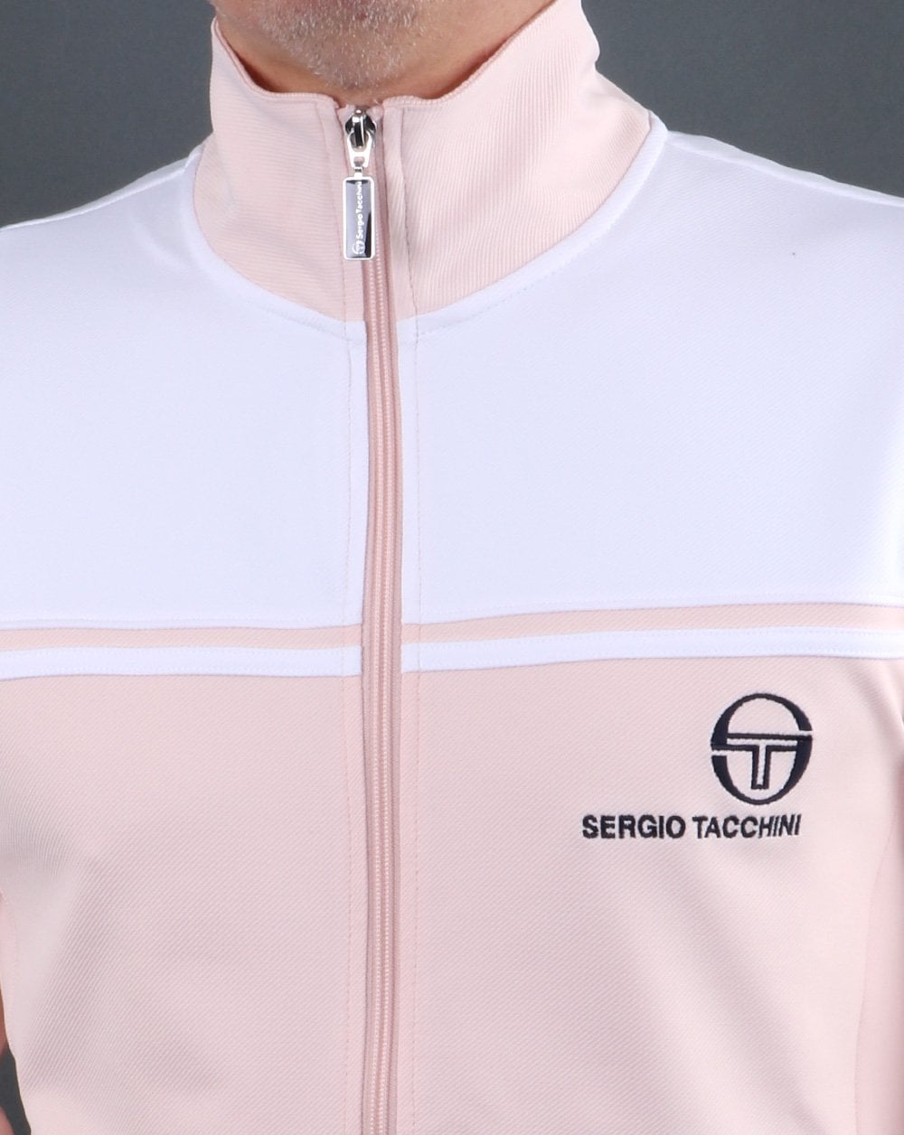 Sergio Tacchini New Young Line Trainingsjacke Pink/Weiß