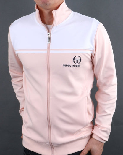 Sergio Tacchini New Young Line Trainingsjacke Pink/Weiß