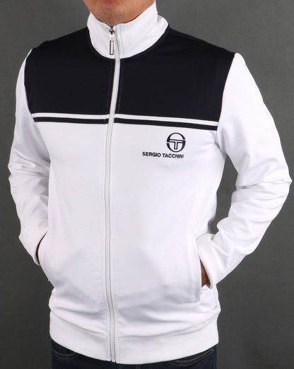 Sergio Tacchini New Young Line Trainingsjacke Weiß/Marineblau