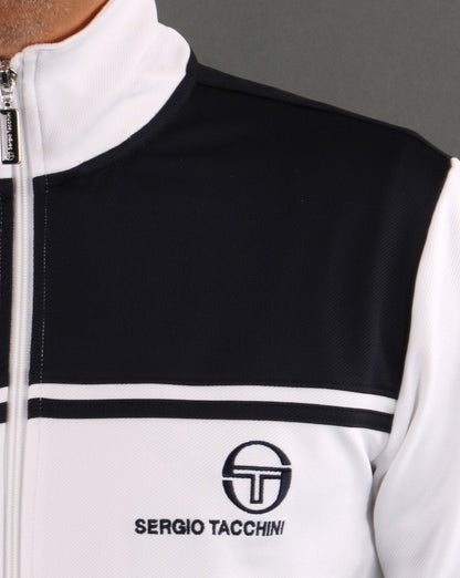 Sergio Tacchini New Young Line Trainingsjacke Weiß/Marineblau