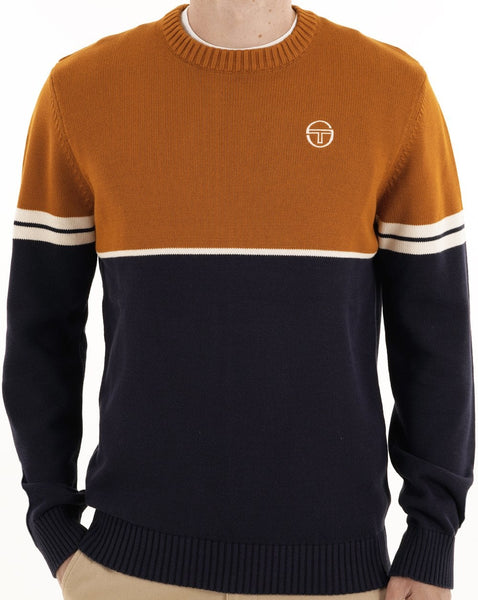 Sergio Tacchini Orion Knit Jumper Navy / Spice