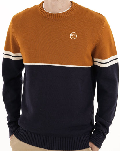 Sergio Tacchini Orion Strickpullover Marineblau/Spitze