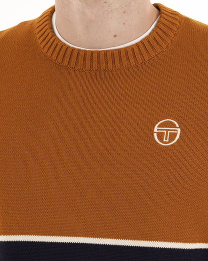 Sergio Tacchini Orion Strickpullover Marineblau/Spitze