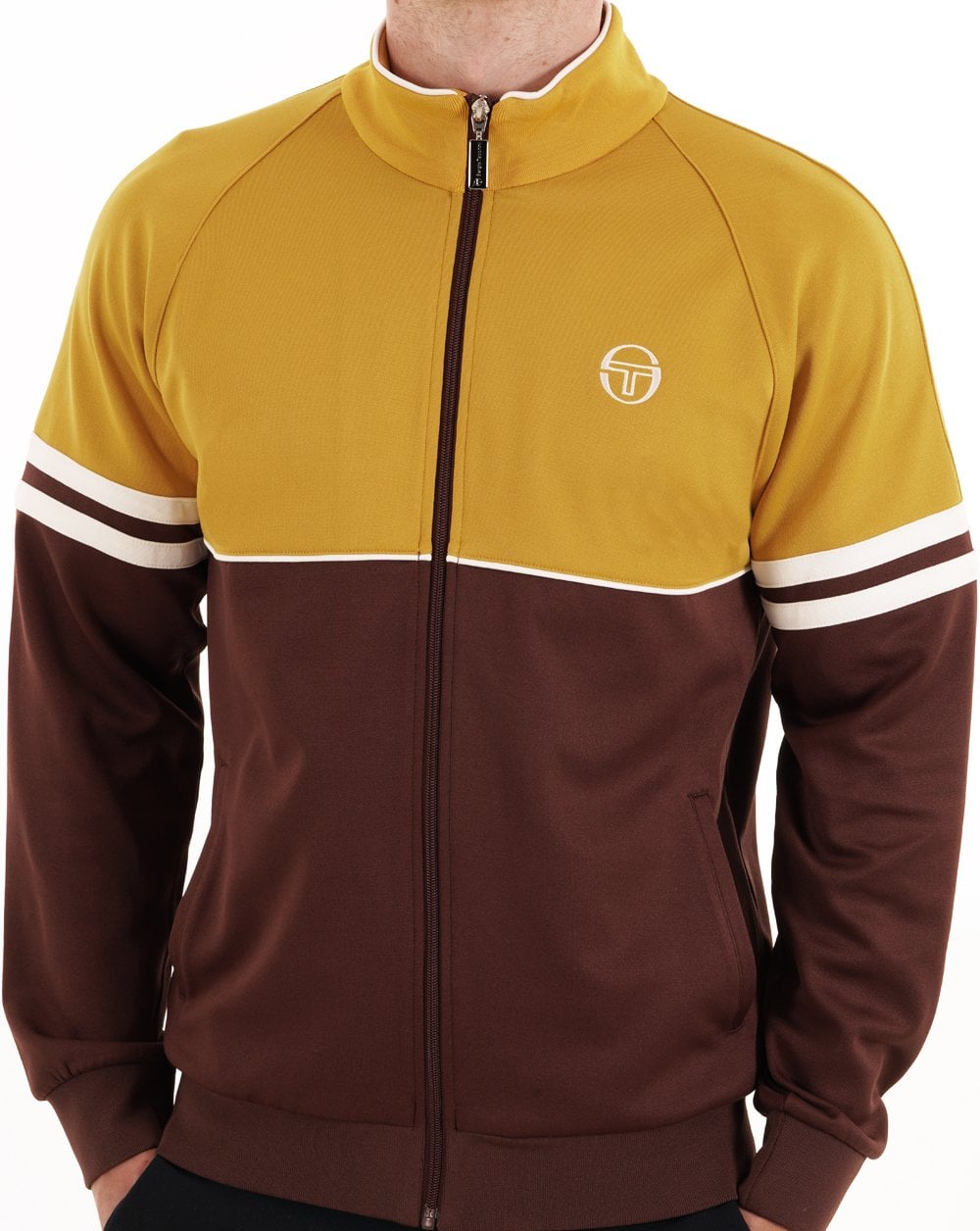 Sergio Tacchini Orion Track Top Arrowwood/Dunkelbraun