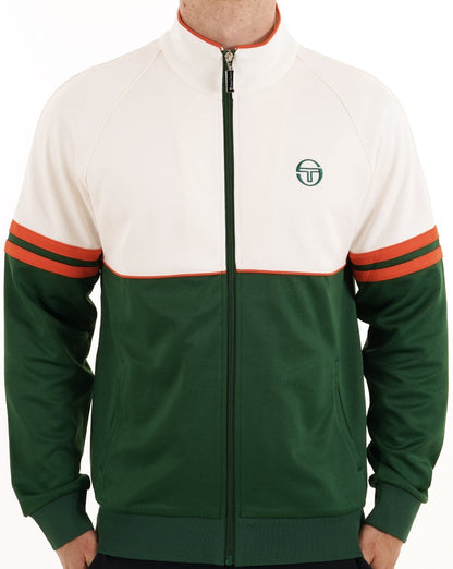 Sergio Tacchini Orion Track Top Gardenia/Grün