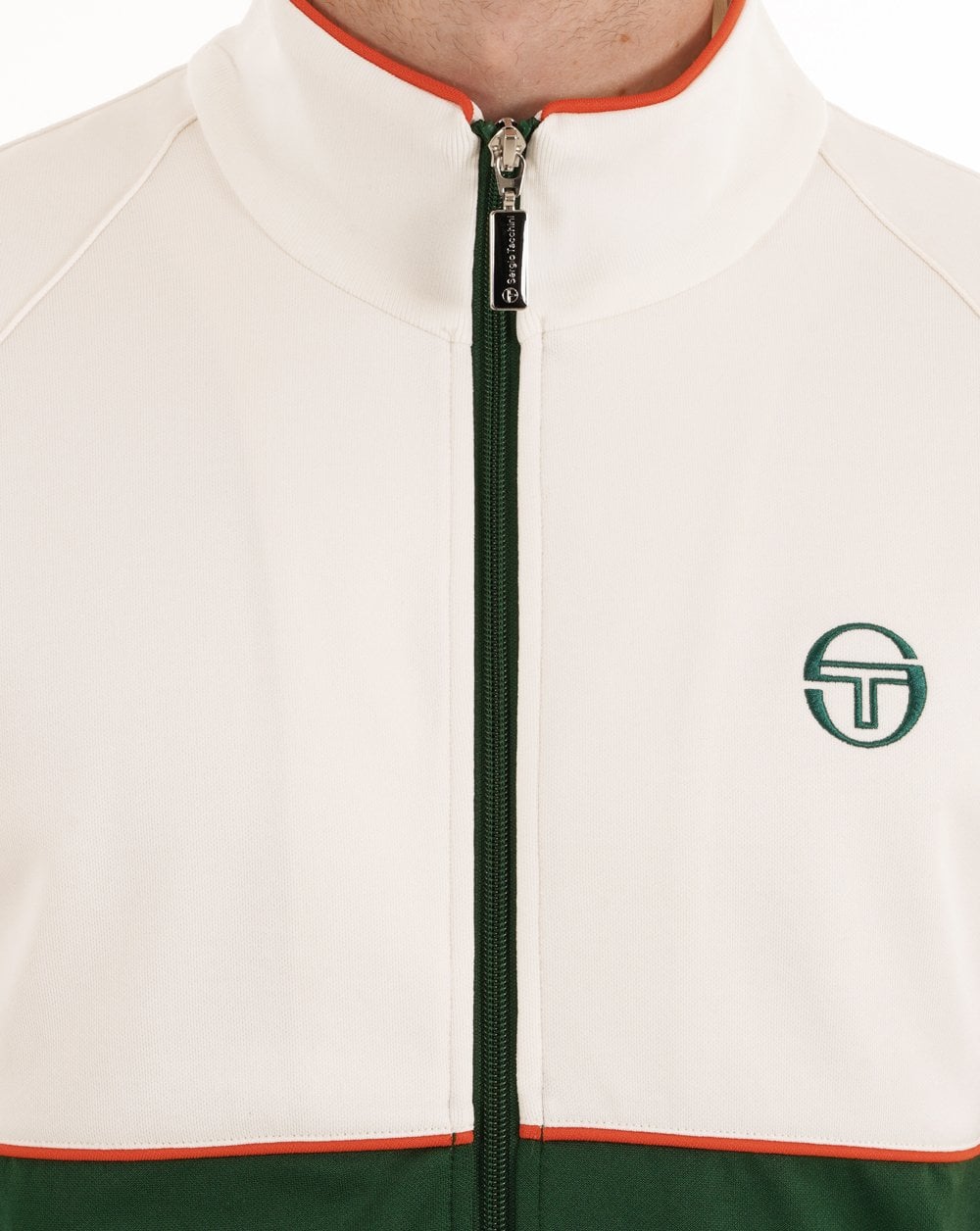 Sergio Tacchini Orion Track Top Gardenia/Grün