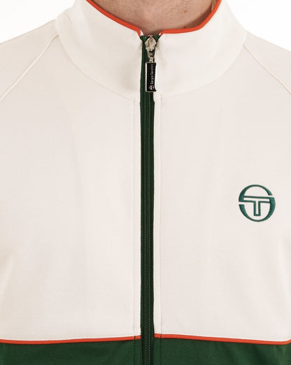 Sergio Tacchini Orion Track Top Gardenia/Grün