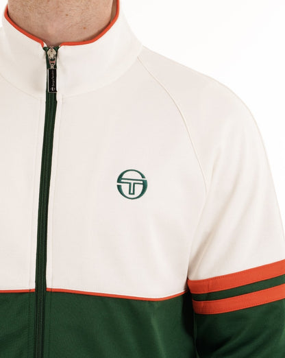 Sergio Tacchini Orion Track Top Gardenia/Grün
