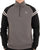 Sergio Tacchini Retro Half Zip Black Charcoal