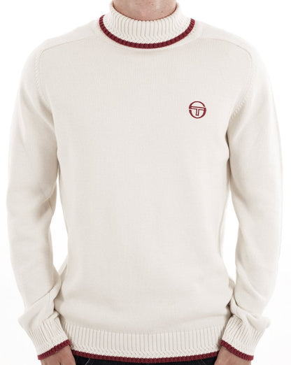 Sergio Tacchini Rollkragenpullover Gardenia - Burgunderrot