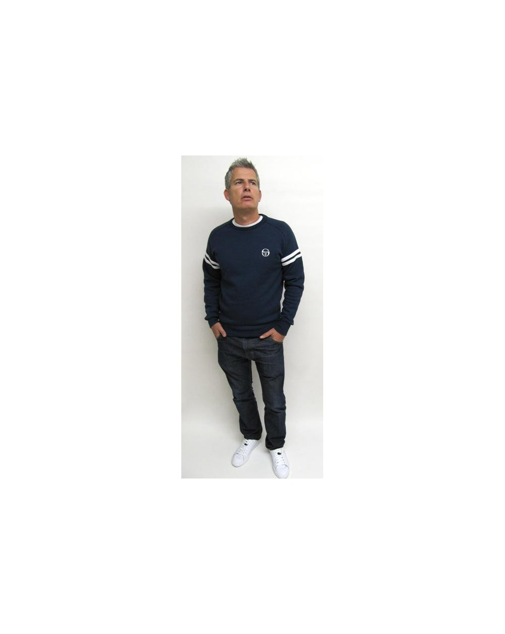 Sergio Tacchini Star Crew Neck Sweatshirt Navy