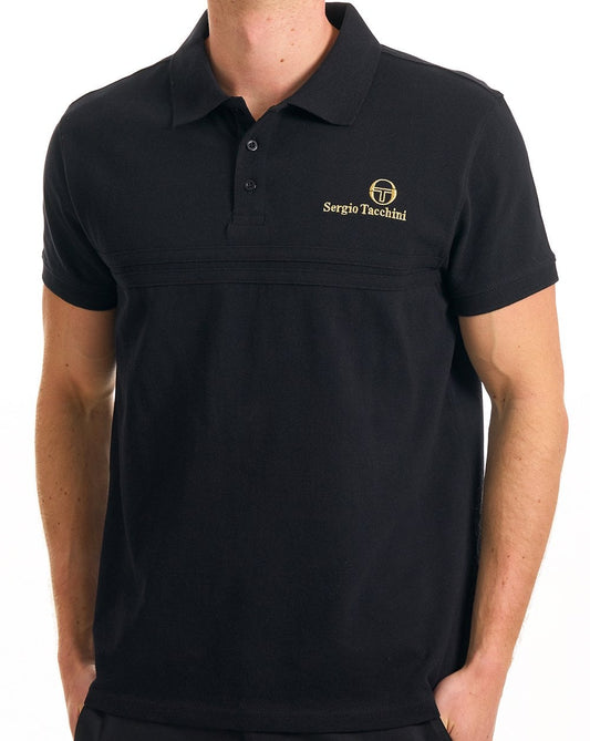 Sergio Tacchini Sergio Tacchini Supermac Primo Polo Schwarz