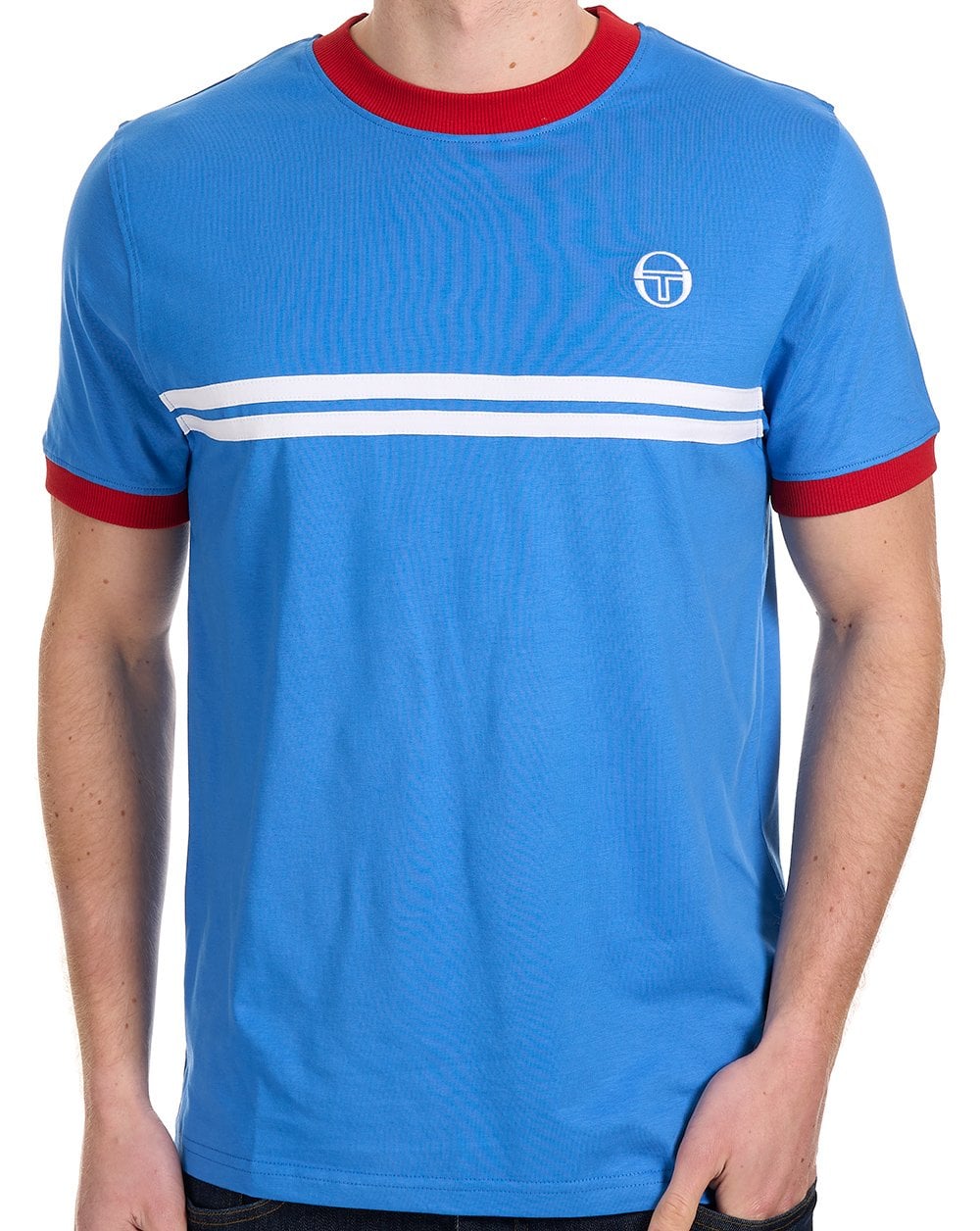 Sergio Tacchini Supermac T-Shirt Blau/Rot
