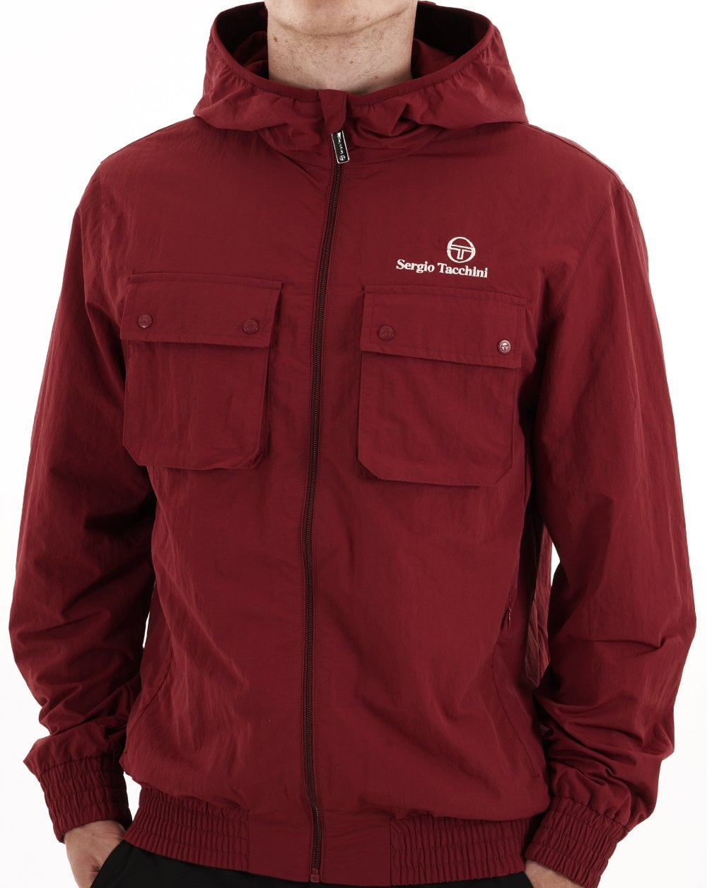 Sergio Tacchini Terrace Pocket Jacket Burgundy