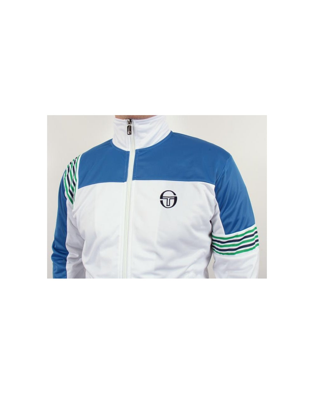 Sergio Tacchini Wilander Trainingsjacke Weiß/Königsblau