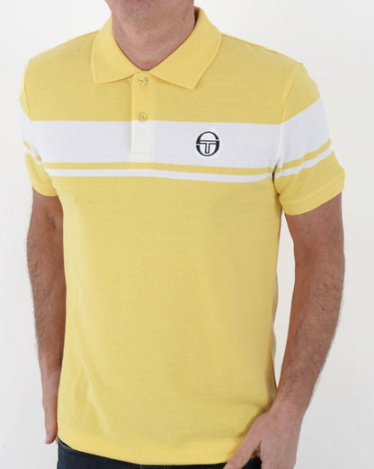 Sergio Tacchini Young Line Poloshirt Gelb/Weiß