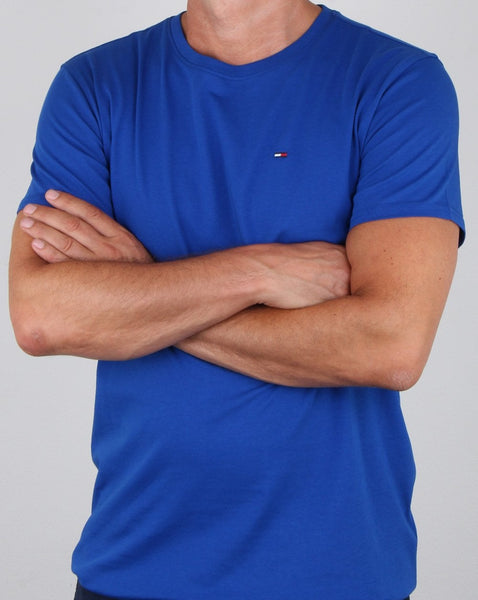 Tommy Hilfiger Cotton Crew Neck T-shirt Blue