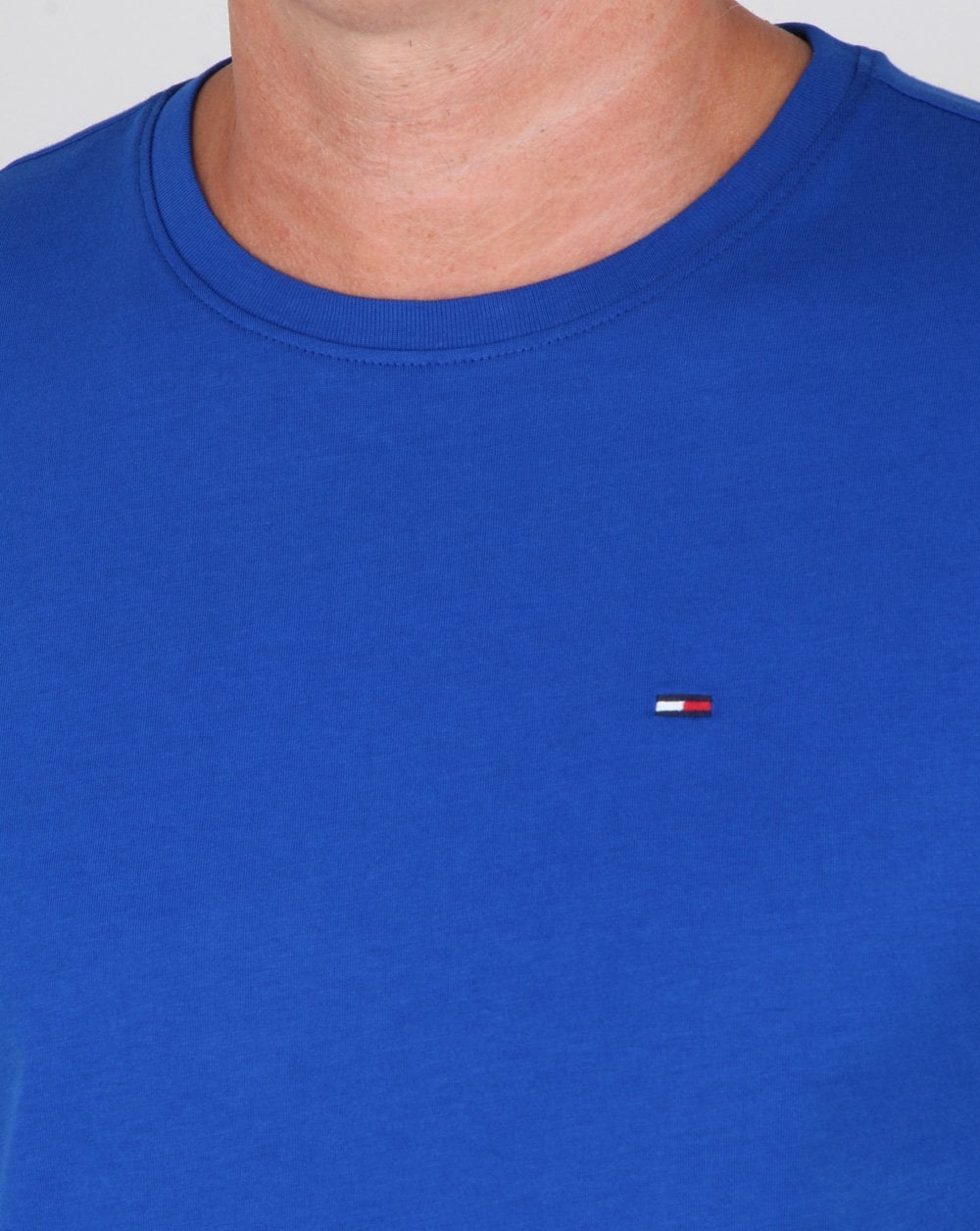 Tommy Hilfiger Cotton Crew Neck T-shirt Blue