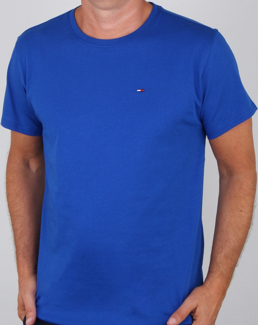 Tommy Hilfiger Cotton Crew Neck T-shirt Blue
