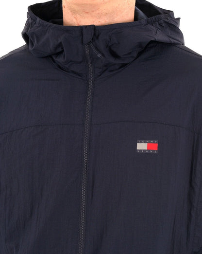 Tommy Jeans Fleecejacke Chicago, Dunkelblau