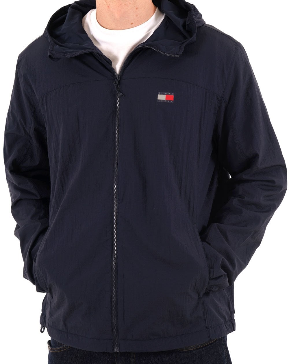 Tommy Jeans Fleecejacke Chicago, Dunkelblau