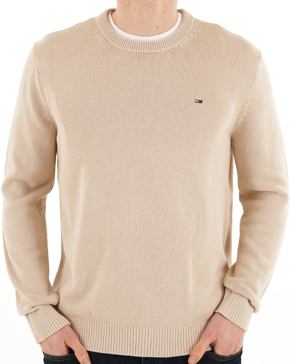 Tommy Jeans Essential Crew Pullover Sand
