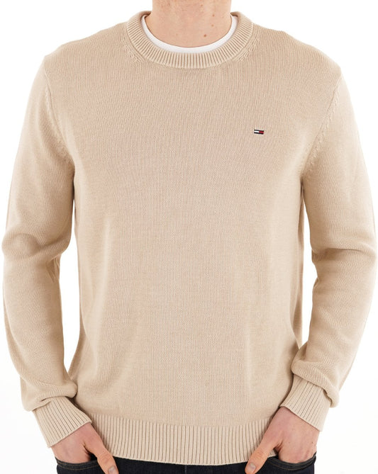 Tommy Hilfiger Tommy Jeans Essential Crew Pullover Sand