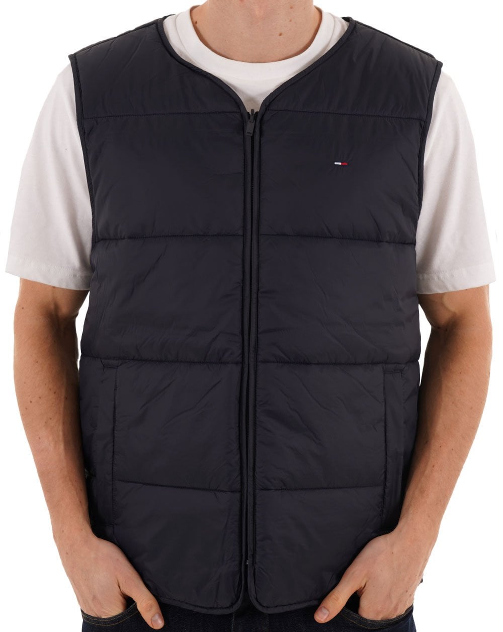 Tommy Jeans Wattierte Chicago 3-in-1 Jacke Dunkelblau
