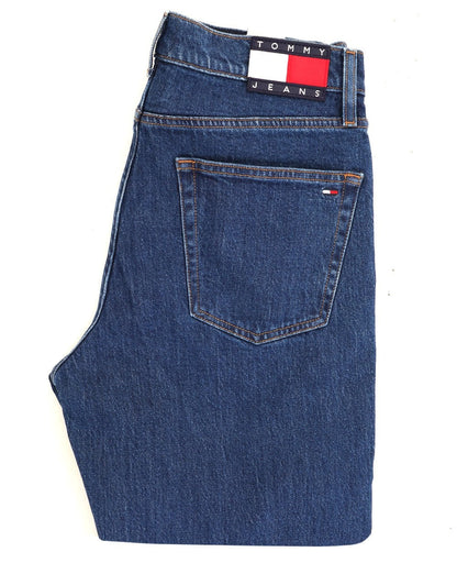 Tommy Jeans Ryan Slim Straight Fit Jeans Mittelblau