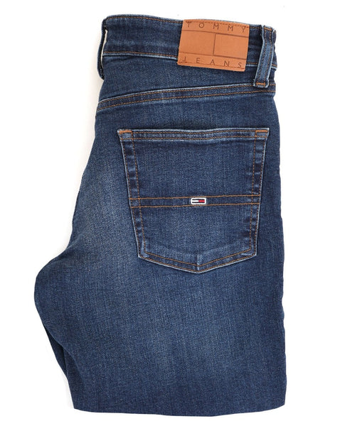 Tommy Jeans Scanton Whiskered Slim Jeans Denim Dark