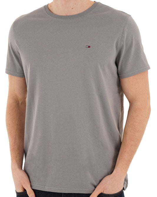 Tommy Hilfiger Tommy Jeans Slim Fit T-Shirt, Kieselgrau