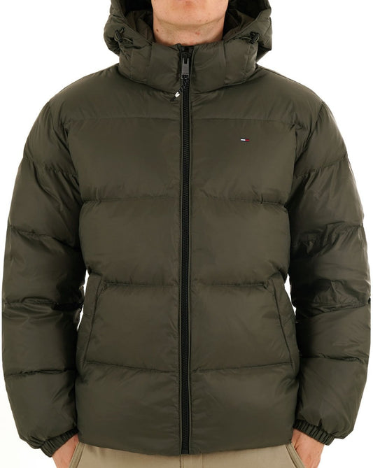 Tommy Jeans Tommy Jeans wasserabweisende Daunenjacke, Zinnfarben