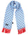 Tootal Sky Blue Target Silk Scarf