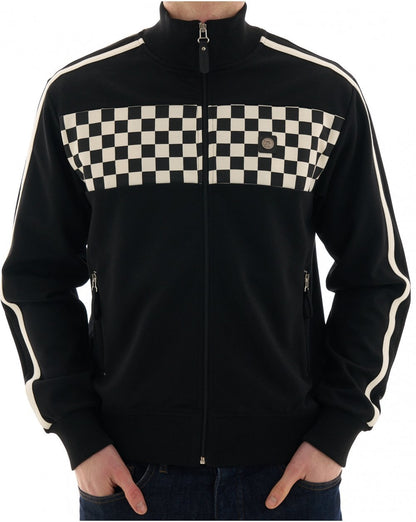 Trojan Chequerboard Trainingsjacke Schwarz