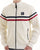 Trojan Retro Stripe Track Top Ecru