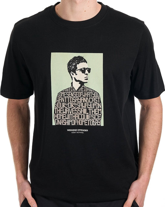 Weekend Offender Weekend Offender Camden Grafik-T-Shirt Schwarz