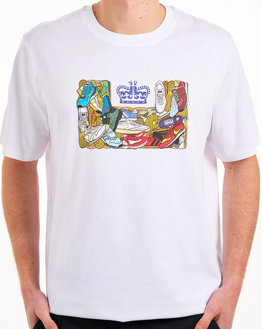 Weekend Offender Weekend Offender D'arblay Grafik-T-Shirt Weiß